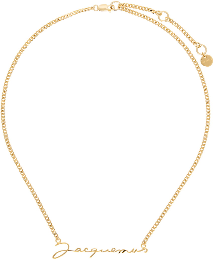 JACQUEMUS Gold Les Classiques 'La chaine Jacquemus' Necklace