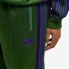 Needles Women's Poly Smooth Track Pant in Ivy Green