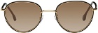 Paul Smith Black & Gold Albion Sunglasses