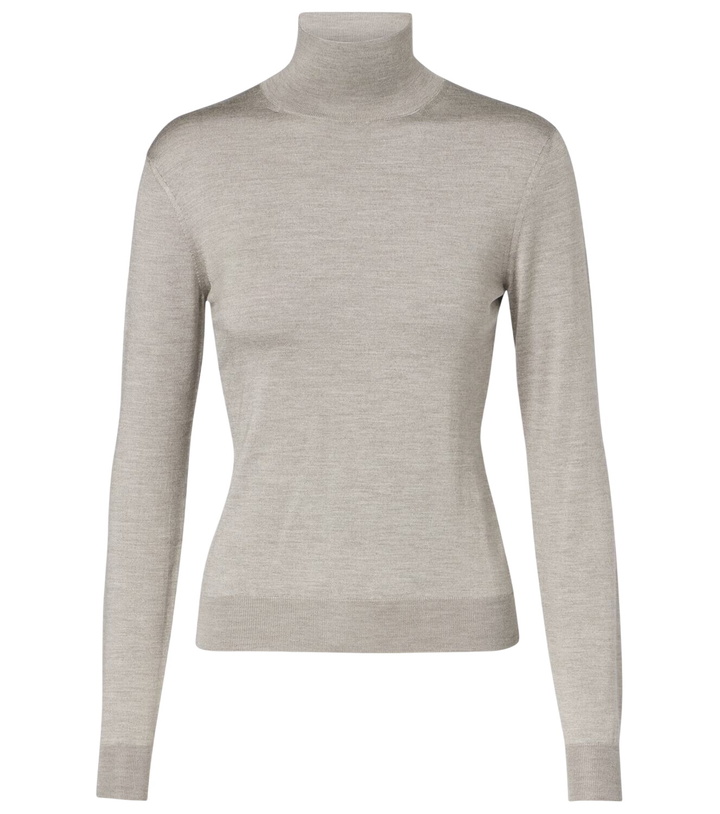 Photo: Ralph Lauren Collection Silk-blend turtleneck sweater