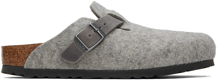 Photo: Birkenstock Gray Regular Boston Loafers