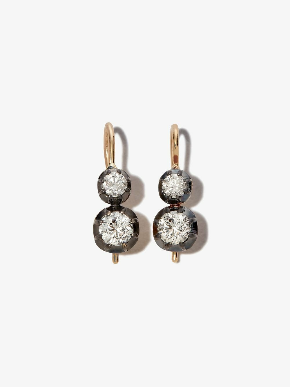 Jacquie Aiche 14K Yellow Gold Sophia Diamond Earrings