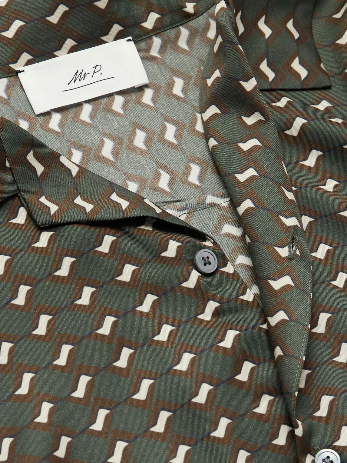 Mr P. - Wiggle Printed Shirt - Green