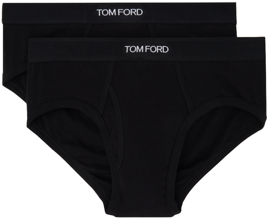 Tom Ford Two Pack Black Briefs Tom Ford