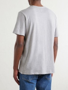 Rag & Bone - Flame Cotton-Jersey T-Shirt - Gray