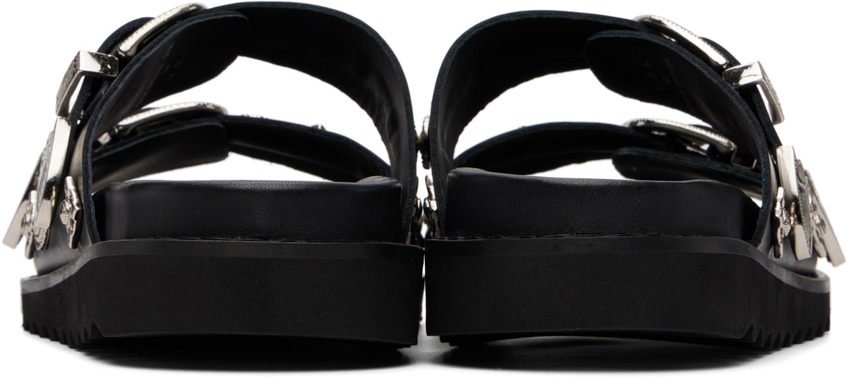 Toga Virilis Black Buckle Sandals