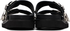 Toga Virilis Black Buckle Sandals