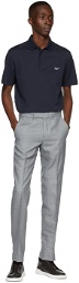 Ermenegildo Zegna Grey Premium Cotton Trousers