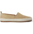 Mulo - Suede Espadrilles - Brown