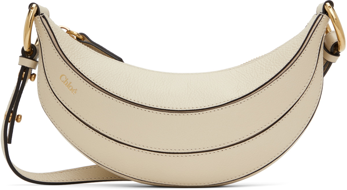 Chloé Beige Banana Cross-Body Bag