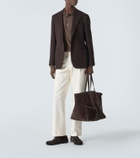 Métier Sergeant suede duffel bag