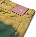 424 - Slim-Fit Bleached Denim Jeans - Yellow