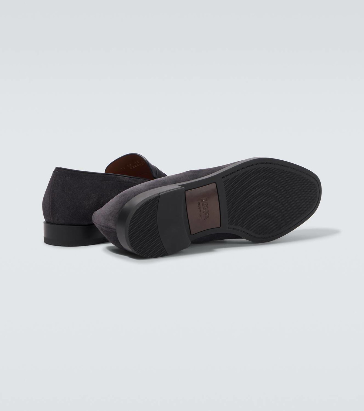 Zegna New Classic leather penny loafers