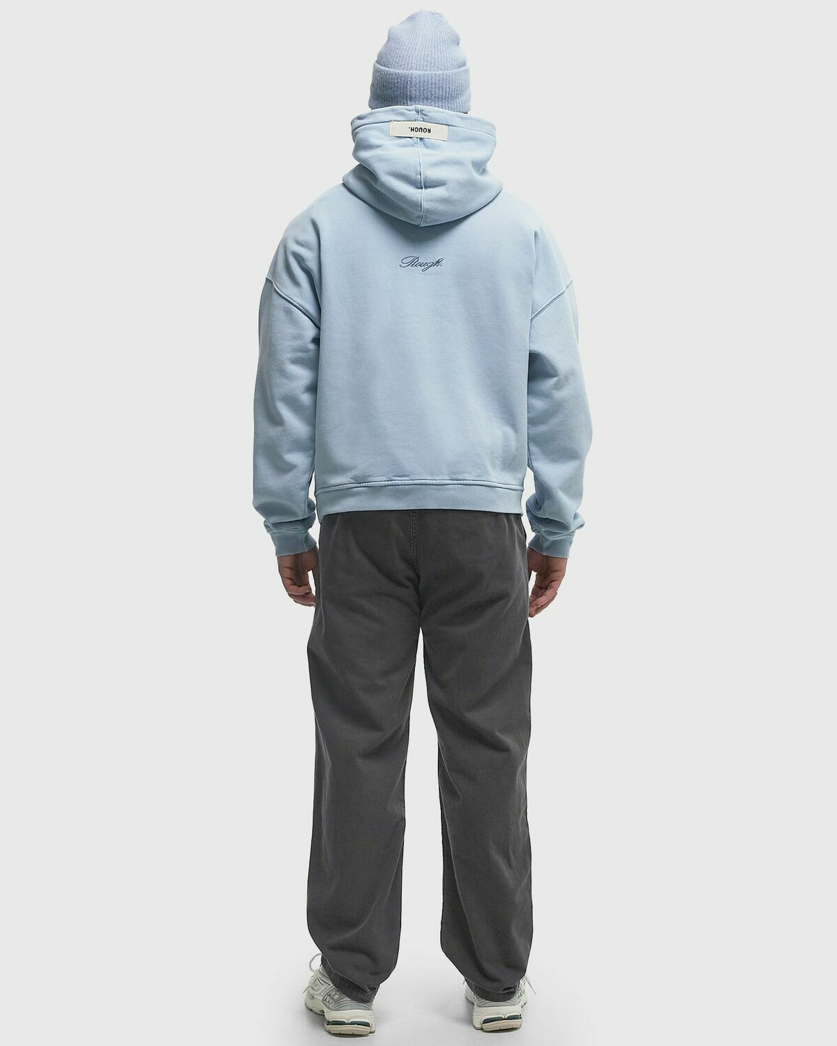Rough. BIRD HOODIE Blue Mens Hoody
