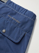 And Wander - Straight-Leg Shell Shorts - Blue