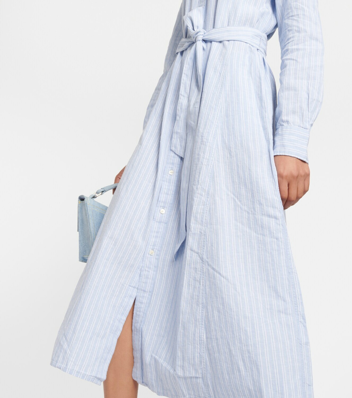Polo Ralph Lauren Striped linen and cotton shirt dress Polo Ralph Lauren Polo Ralph Lauren Striped linen and cotton shirt dress Polo Ralph Lauren