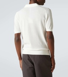 Fedeli Cotton piqué polo shirt