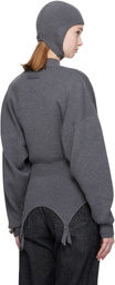 Jean Paul Gaultier Gray 'The Garter' Sweater