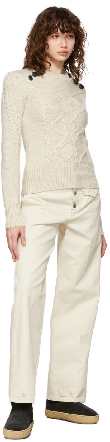 Isabel Marant Off-White Wool Dustin Sweater Isabel