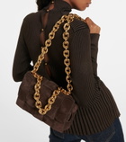 Bottega Veneta - Chain Cassette suede shoulder bag