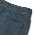 James Perse - Loopback Supima Cotton-Jersey Drawstring Shorts - Blue