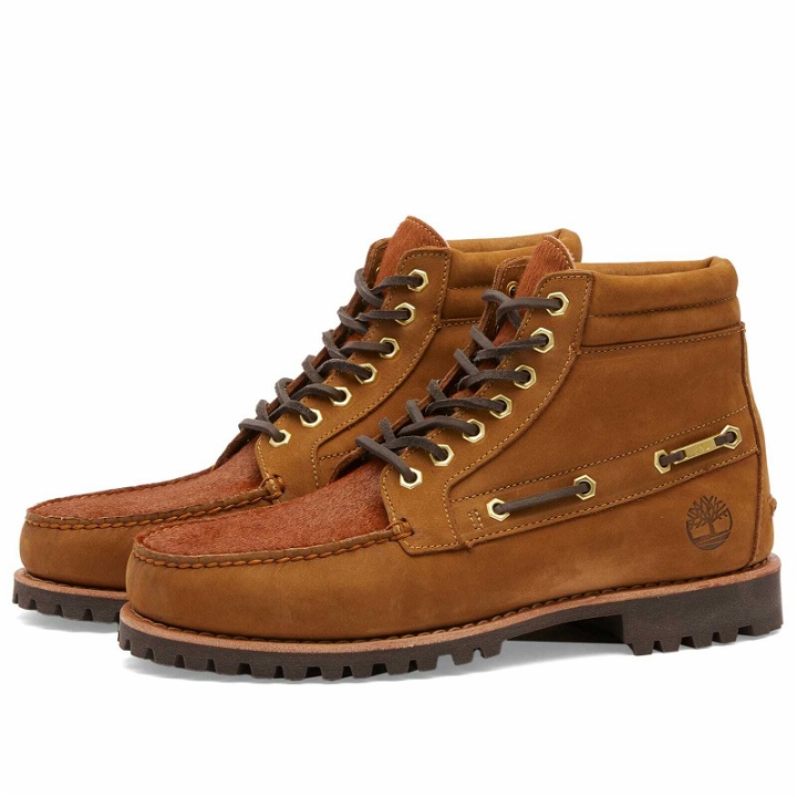 Photo: END. x Timberland Men's Authentic 7 Eye Lug Boot ‘Archive’ in Foxtrot