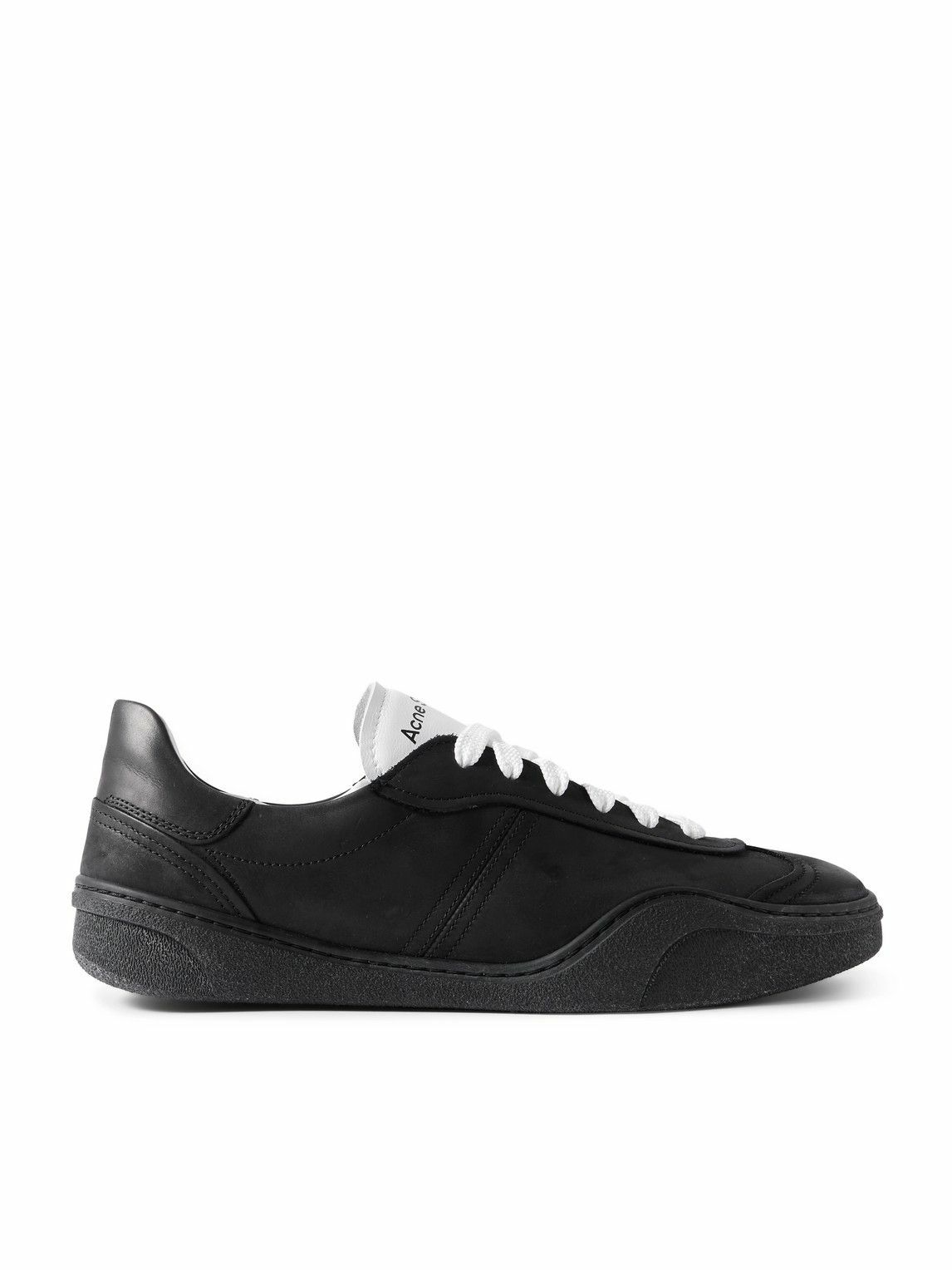 Acne Studios黒スエードシューズ Acne Studios レザー ダービーシューズ | ブラック | FARFETCH JP