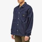Stan Ray Men's Coverall Jacket in Raw Denim
