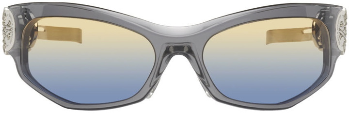 Photo: Moncler Genius Moncler Gentle Monster Grey Swipe 1 Sunglasses