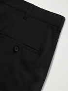 COMME DES GARÇONS HOMME - Wide-Leg Pleated Wool Trousers - Black