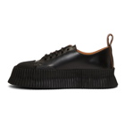 Jil Sander Black Volcun Sneakers