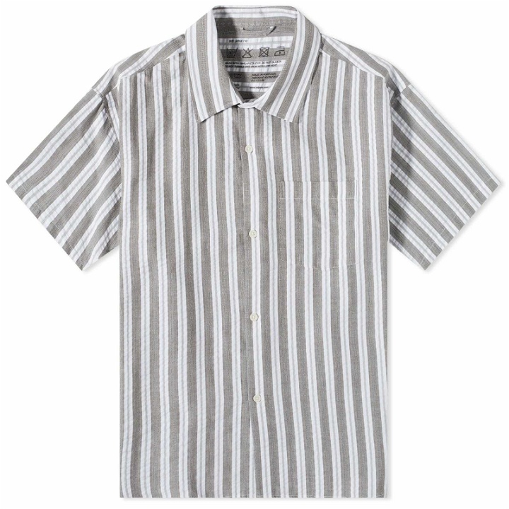 Photo: mfpen Men's Input Shirt in Grey Stripe
