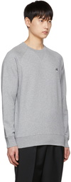 Maison Kitsuné Gray Fox Head Sweatshirt