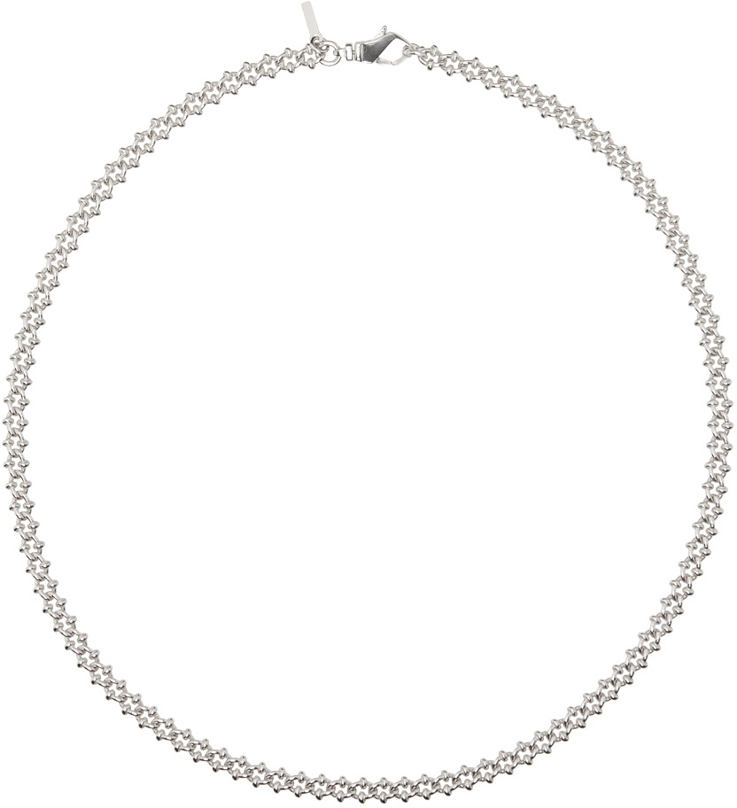 Emanuele Bicocchi Silver Essential Knotted Chain Necklace