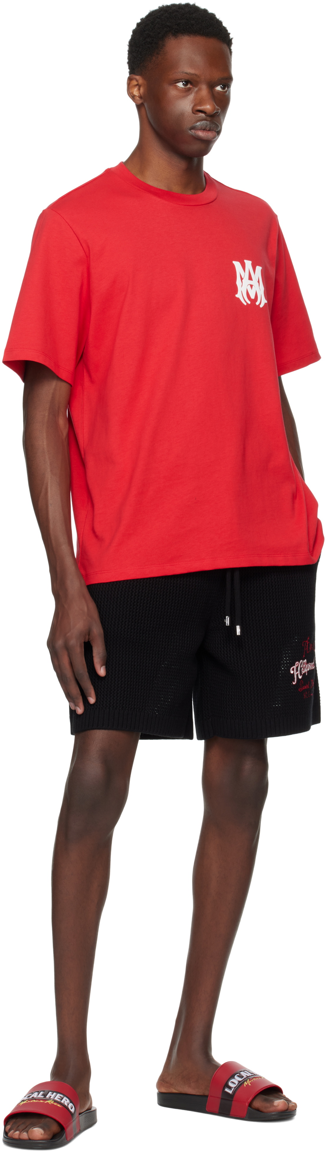 AMIRI Red MA Core Logo T-shirt Amiri