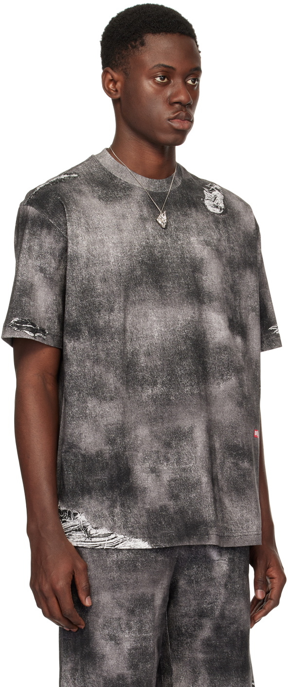 【関税込み】Diesel ブラック T-Wash N2 Tシャツ Diesel Black T-Wash N2 T-Shirt Diesel