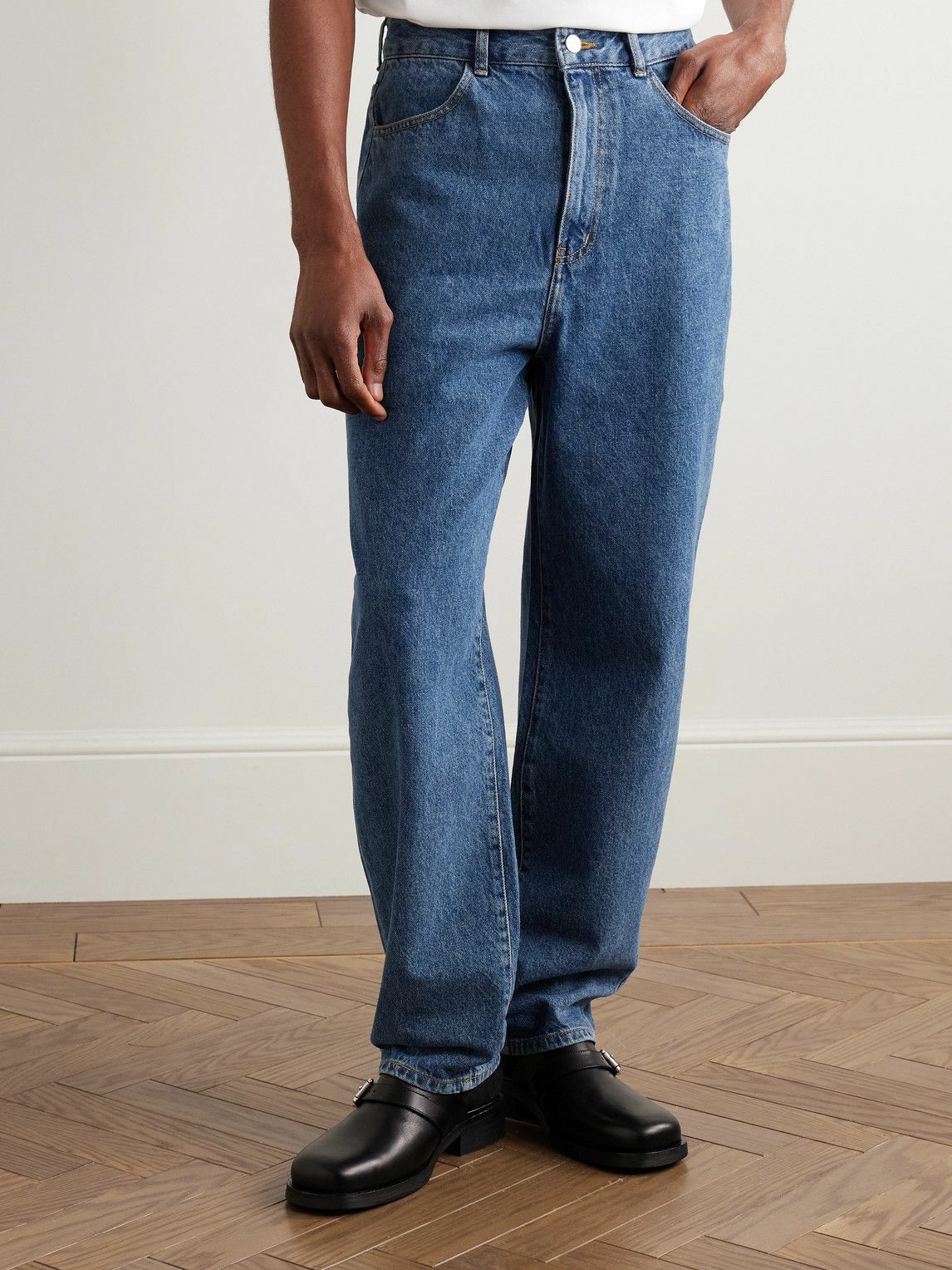 Amomento - Straight-Leg Jeans - Blue