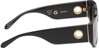 LINDA FARROW Black Debbie Sunglasses