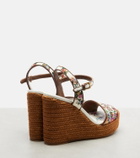 Dolce&Gabbana Floral espadrille wedges