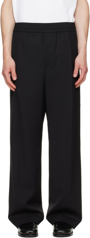 Photo: Helmut Lang Black Wardrobe Pull-On Trousers