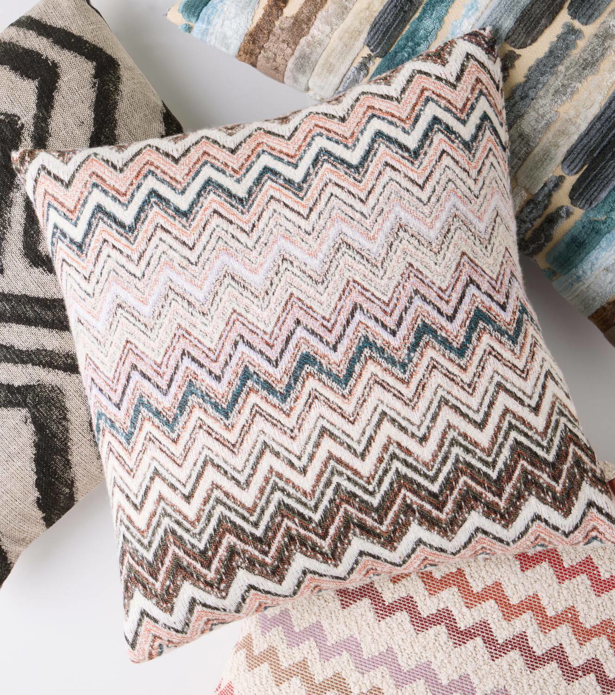 Missoni Forest cotton and wool-blend cushion