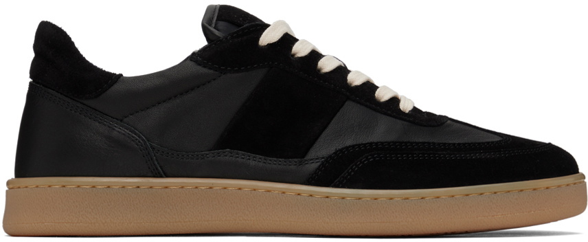 【関税込み】COLLEGIUM ブラック Pillar Court II スニーカー COLLEGIUM Black Pillar Court II Sneakers Collegium