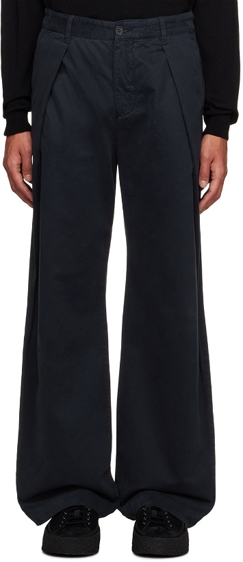 Photo: Wood Wood Navy Fraser Trousers