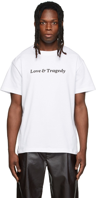 Photo: Soulland White Love & Tragedy T-Shirt