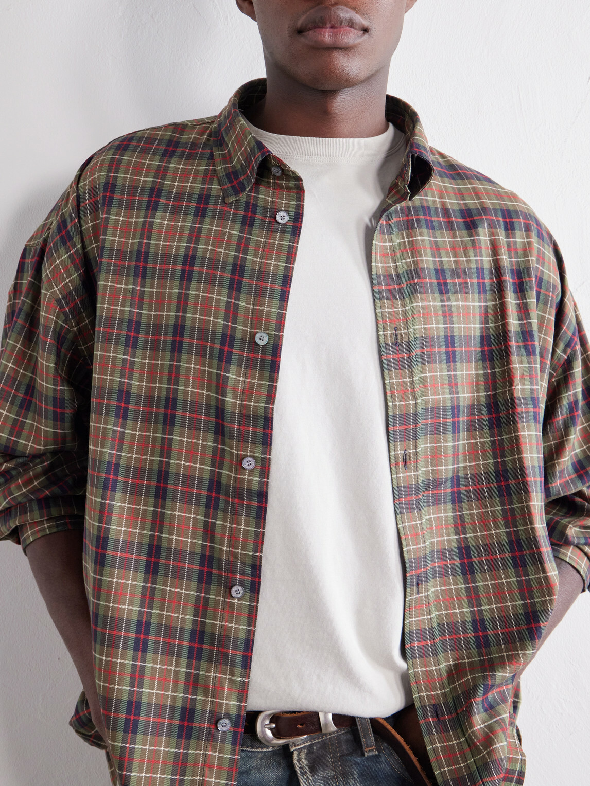 Acne Studios - Checked Flannel Shirt - Multi