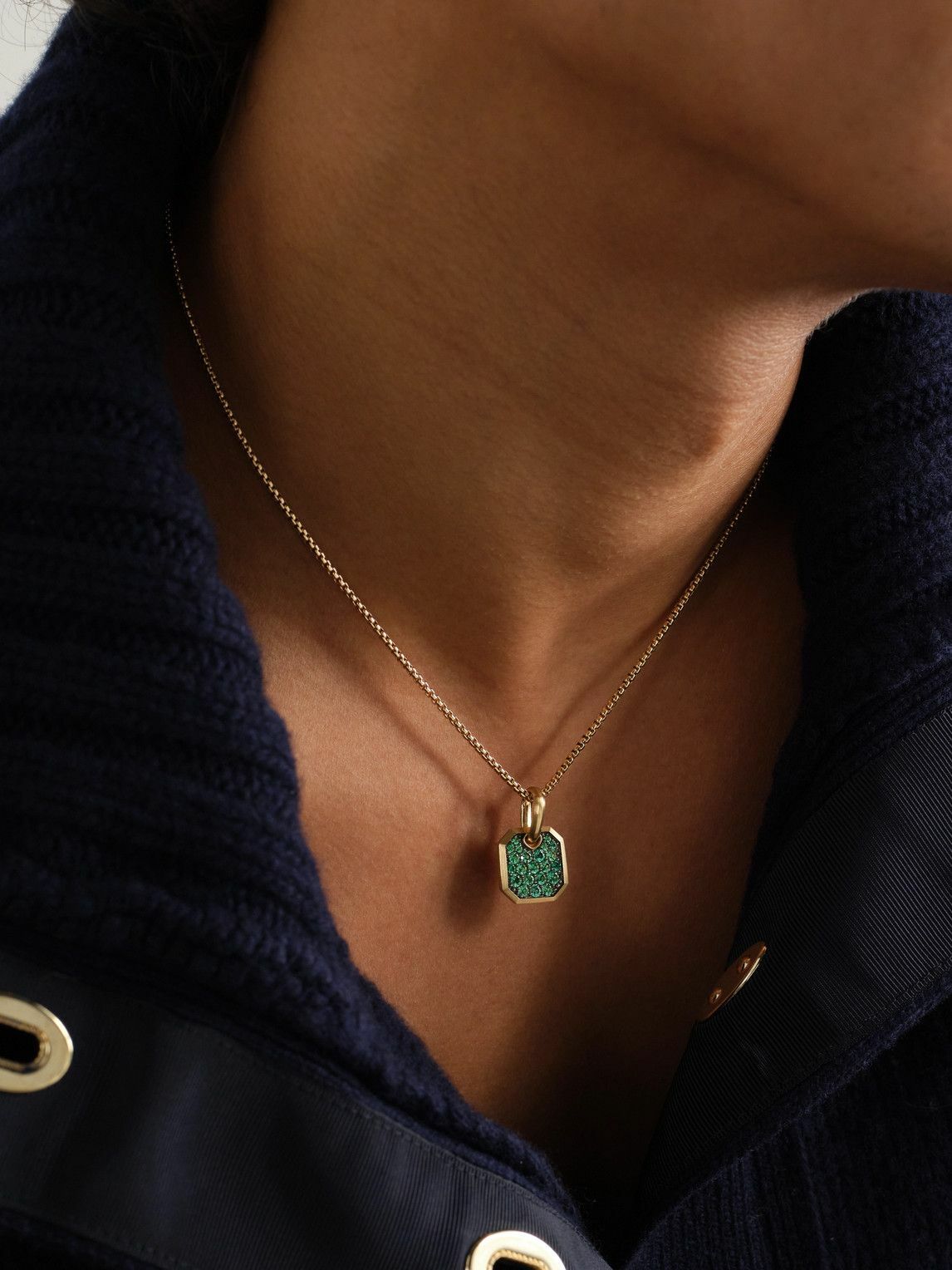 David yurman emerald necklace discount