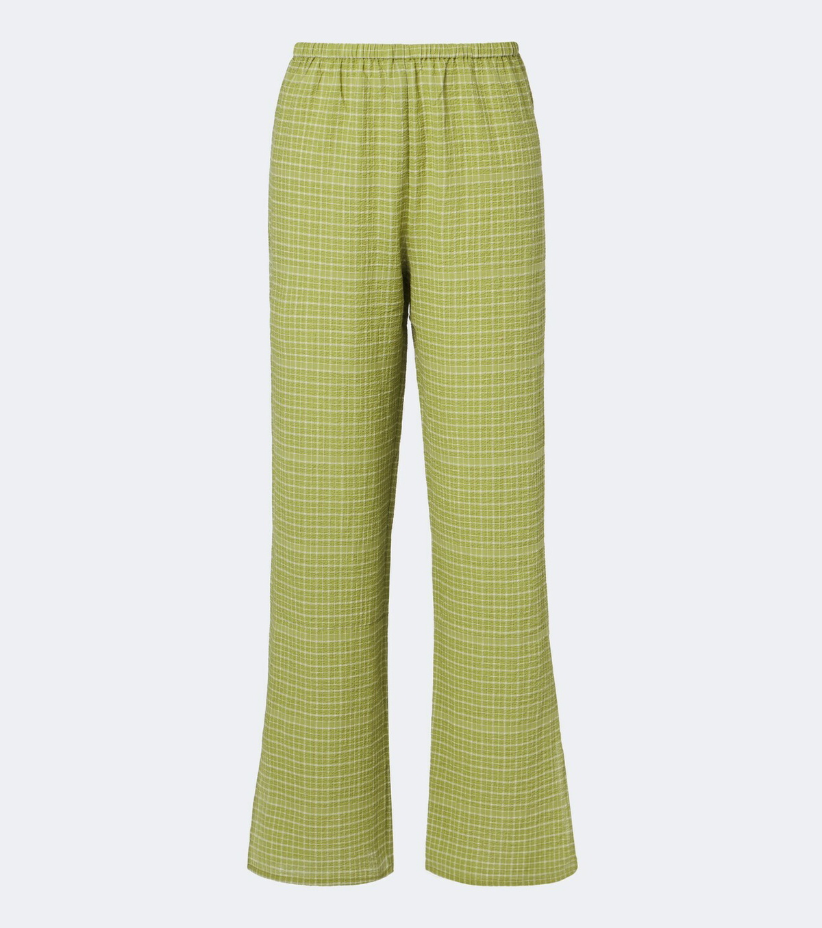 Asceno Loreto checked cotton wide-leg pants