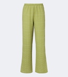 Asceno Loreto checked cotton wide-leg pants