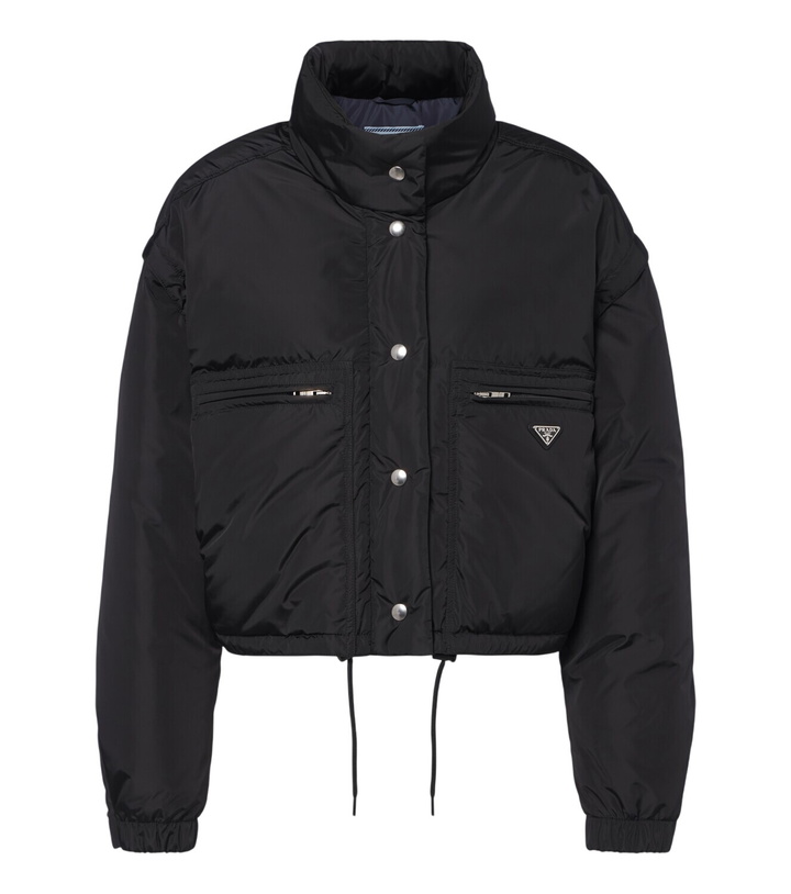 Photo: Prada Re-Nylon cropped down jacket