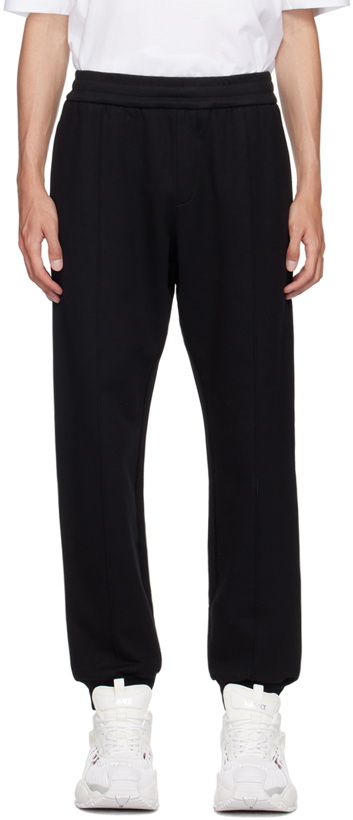 Photo: Versace Black Logo Sweatpants